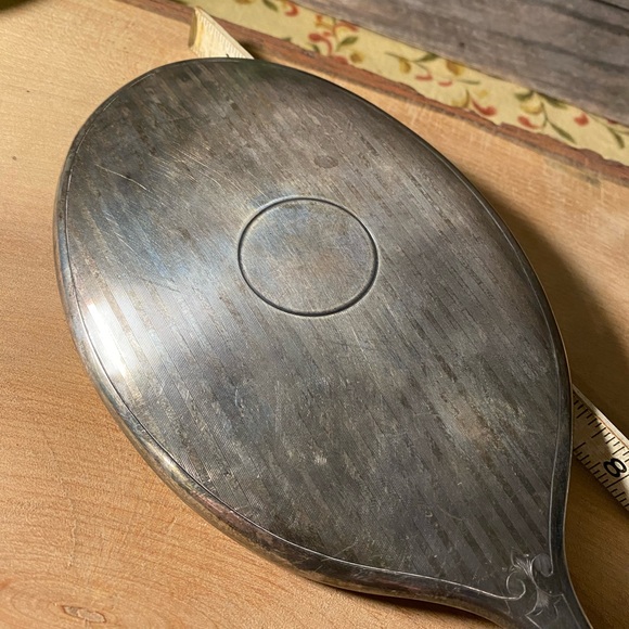 🤡BOGO🤡 Vintage BIRKS Sterling Silver Vanity Hand Mirror - Excellent,  12”/400g - Picture 4 of 8